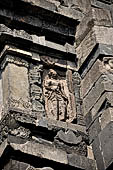 Prambanan - Candi Lara Jonggrang, deities sculpted on the body of the temple 